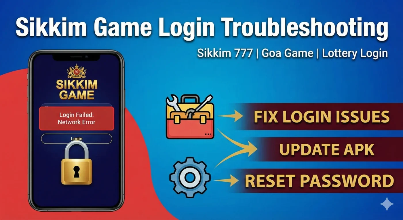 How to Fix Sikkim Game Login Issues Connection Errors, Resetting Passwords & App Crashes