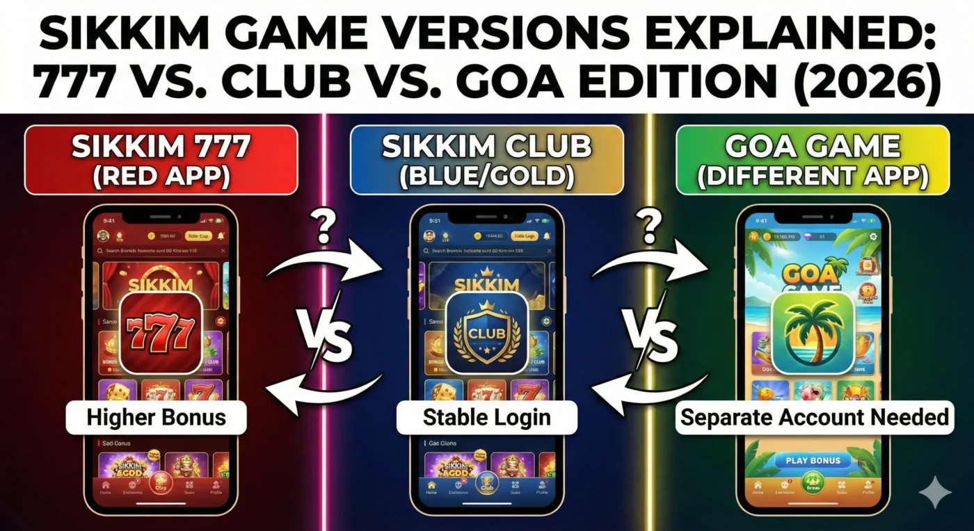 Sikkim Game Versions Explained 777 vs. Club vs. Goa Edition (2026)