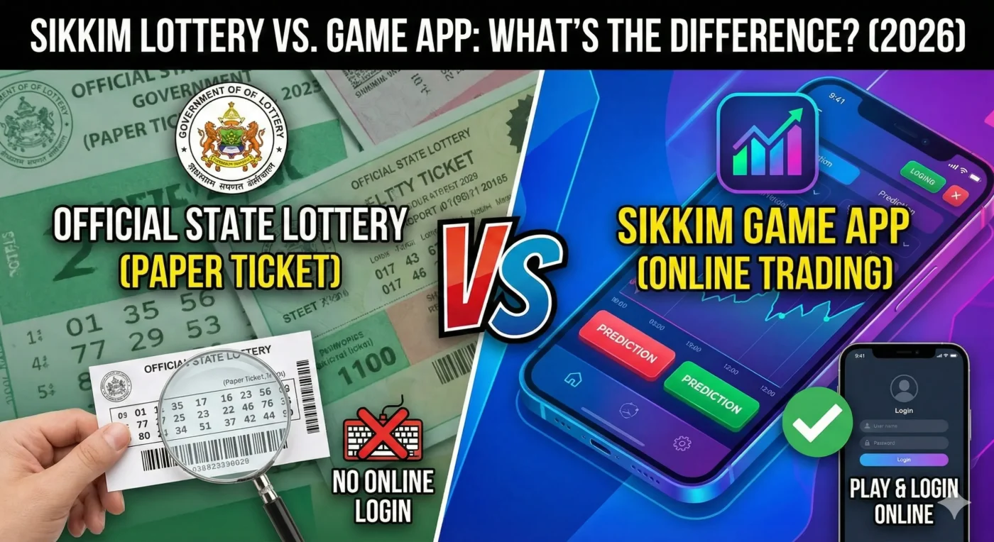 Sikkim State Lottery vs. Sikkim Game App What is the Difference (2026)